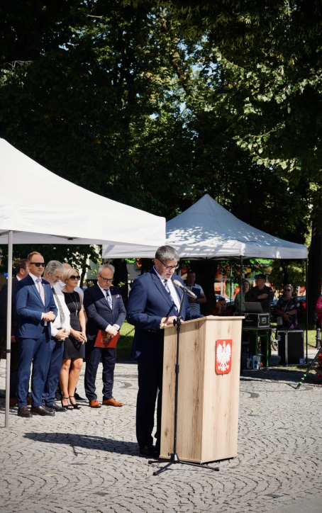 Przemówienie Starosty Augustowskiego P. Rusieckiego