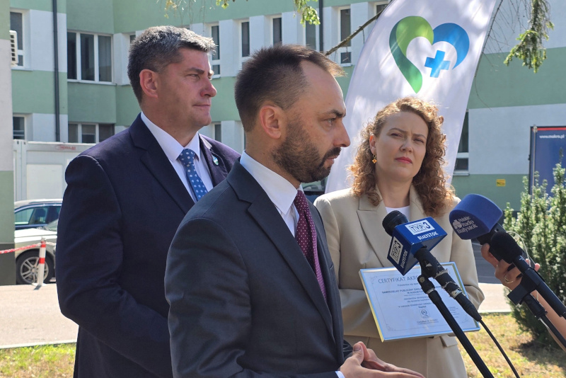 Dyrektor SPZOZ A. Dębski informuje o przyznanej akredytacja dla szpitala