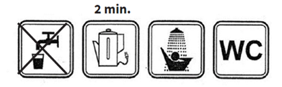 Woda jest warunkowo przydatna do spożycia, po uprzednim przegotowaniu