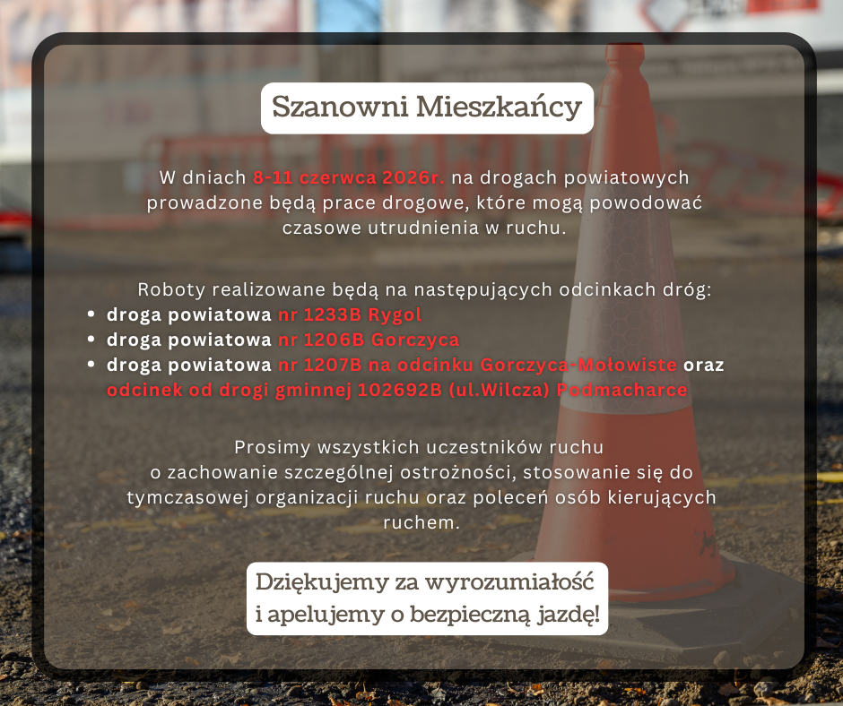 informacja o utrudnieniach
